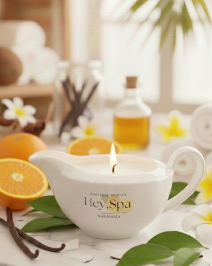 Hey,Spa Masažna svijeća – Narandža