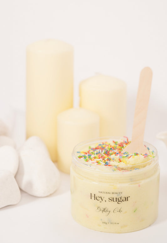 Hey ,Sugar Birthday Cake – šećerni piling za stopala i tijelo